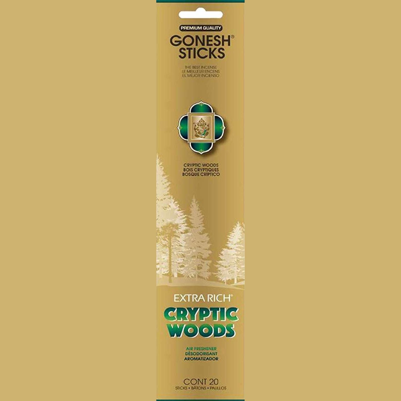Gonesh Stick Extra Rich Cryptic Woods 20 Piece