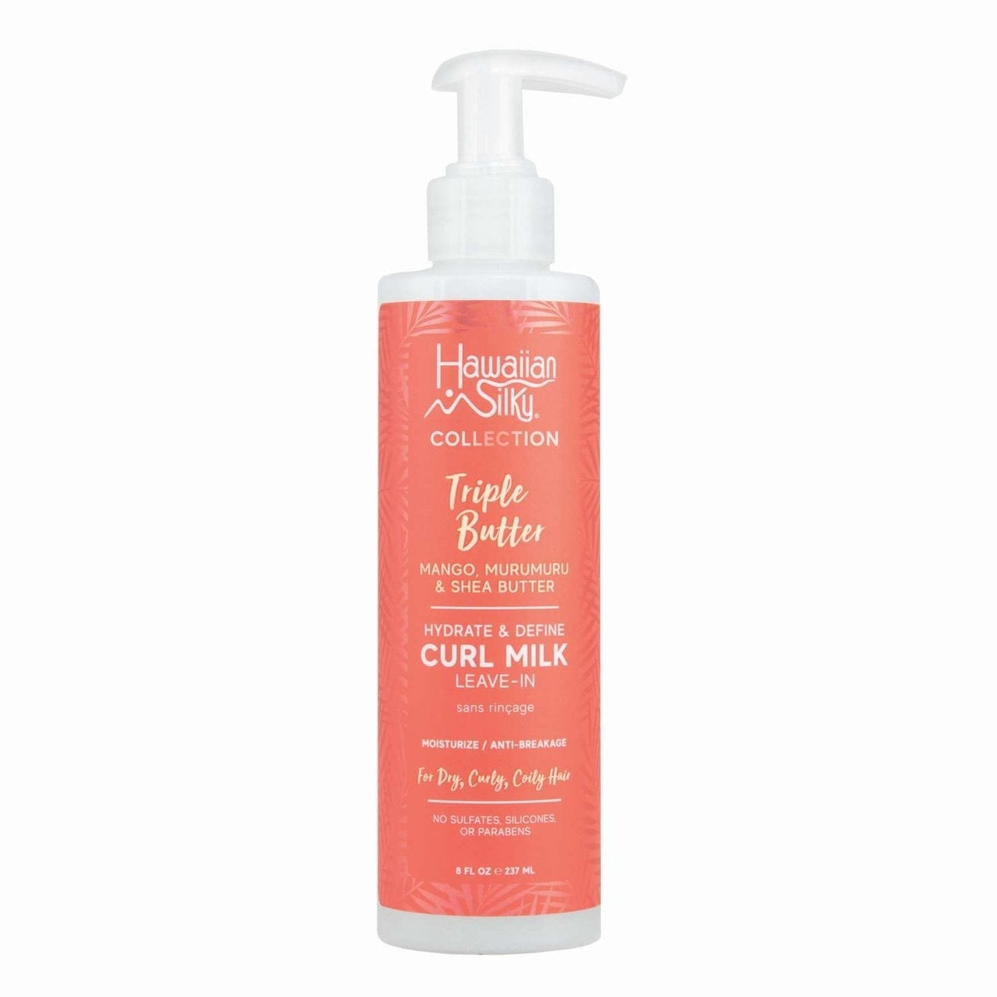 Hawaiian Silky Collection Triple Butter Hydrate Define Curl Milk Leave- In Moisturizer