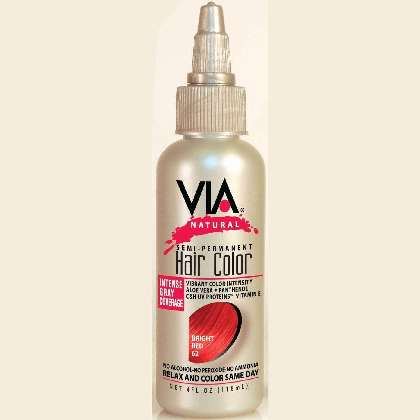 Via Natural Hair Color 062 Bright Red