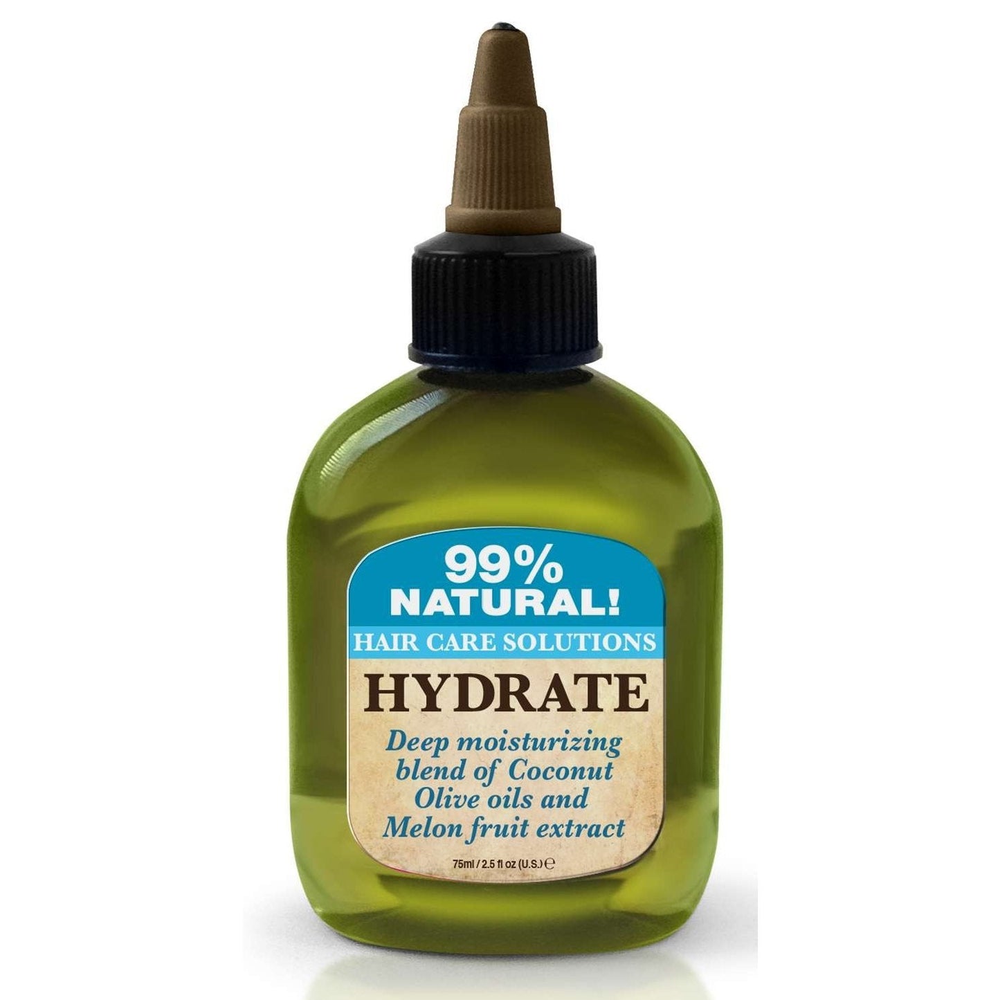 Difeel Premium 99 All Natural Hair Oil Hydrate 2.5 Oz